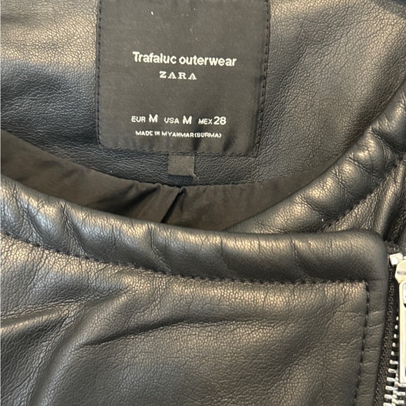 Zara faux leather jacket - Picture 4 of 4